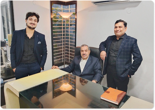 Three generations of the Gulati family at NICY Bath Fittings